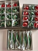 36 stuks vintage glazen kerstballen, Ophalen, Nieuw