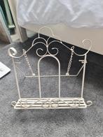 Decoratieve Metalen kookboekhouder, Gebruikt, Ophalen of Verzenden, Metaal, Crème