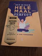 Helemaal (niet) Perfect - Auteur Editie, Ophalen of Verzenden, Zo goed als nieuw, E Van Tongeren, Nederland