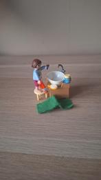 playmobil meisje met wasbak 70301, Ophalen, Gebruikt, Complete set