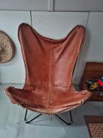 Vlinderstoel, Huis en Inrichting, Stoelen, Ophalen, Zwart, Leer, Eén