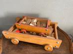 Ouderwetse Blokkenkarren Speelgoed, Ophalen of Verzenden, Gebruikt, Overige merken