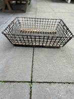 Antieke ijzeren mand, Ophalen, Overige materialen, Gebruikt, Mand