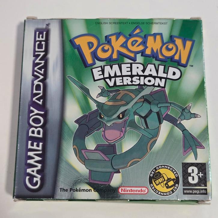 GBA - Pokemon Emerald Version CIB, Spelcomputers en Games, Games | Nintendo Game Boy, Zo goed als nieuw, Avontuur en Actie, 1 speler