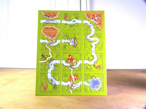 Carcassonne Mini Uitbreiding - De Rivieren - 999 Games, Hobby en Vrije tijd, Gezelschapsspellen | Bordspellen, Nieuw, Een of twee spelers