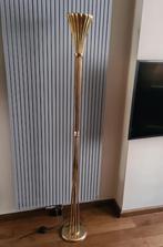 Hollywood regency staanlamp messing / brass , Italy, 70/80s, Huis en Inrichting, Lampen | Vloerlampen, Ophalen, Gebruikt, Hollywood regency