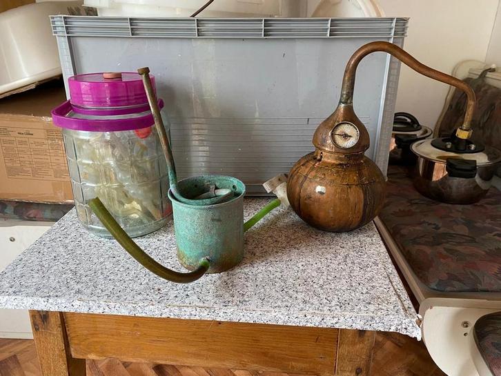 Complete Distilleerderij Set - Hobby & Verzameling, Antiek en Kunst, Curiosa en Brocante, Ophalen