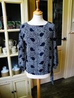 Blauw/wit blousje SILVERCREEK maat M (z.g.a.n.), Maat 38/40 (M), Blauw, Ophalen of Verzenden, Zo goed als nieuw
