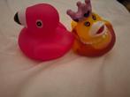 Nieuw badeendje gack kroon en flamingo badeend eend bad, Ophalen of Verzenden, Nieuw
