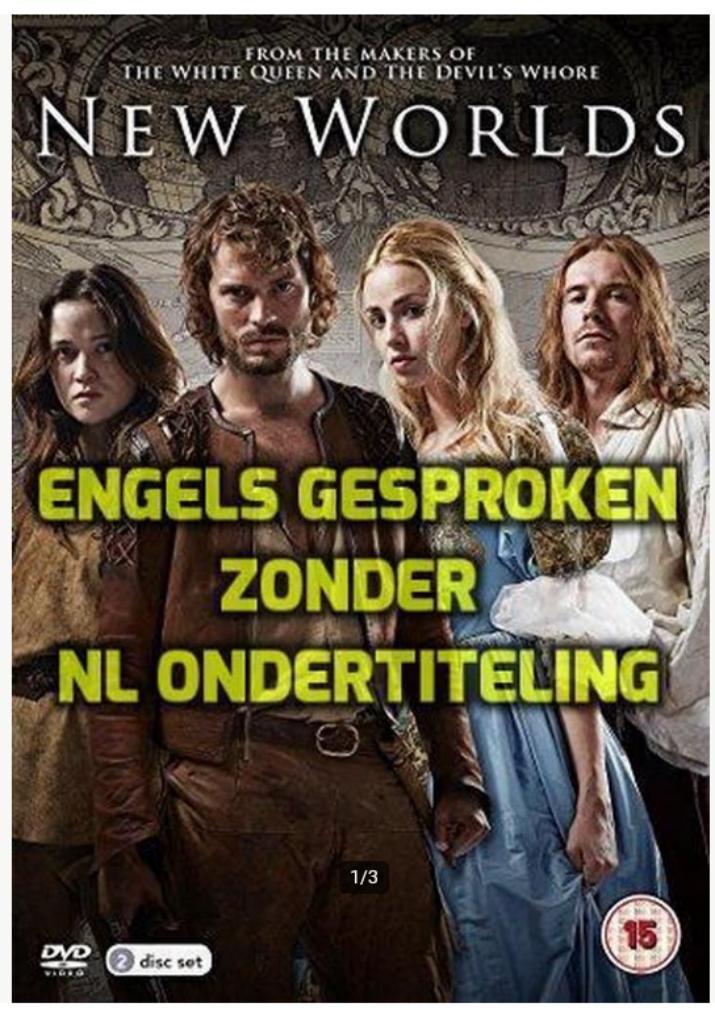 New Worlds - Serie (2 DVD/ ENGELS/ ENGELSE Ondertiteling!), Cd's en Dvd's, Dvd's | Tv en Series, Zo goed als nieuw, Actie en Avontuur