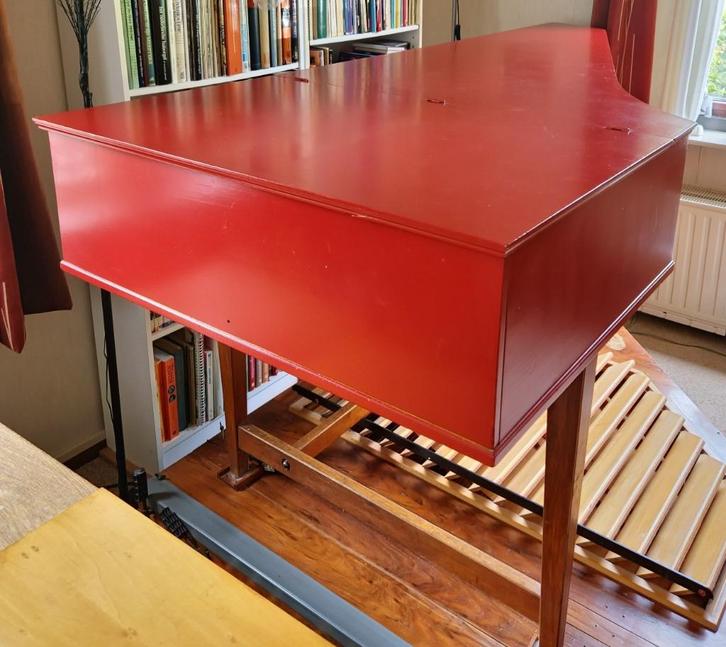 Martin Sassmann - 2 klaviers klavecimbel met pedaal, Muziek en Instrumenten, Snaarinstrumenten | Klavecimbels, Gebruikt, Ophalen