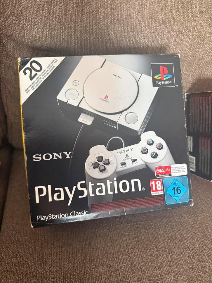 PlayStation Classic, Spelcomputers en Games, Spelcomputers | Sony PlayStation 1, Met 2 controllers, Ophalen