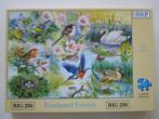 BIG HOP puzzel - Feathered Friends - 250 XL, Ophalen of Verzenden, Minder dan 500 stukjes, Zo goed als nieuw, Legpuzzel