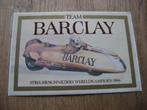 Sticker Team Barclay Streuer/Schnieders Wereldkampioen 1984, Ophalen, Nieuw, Auto of Motor
