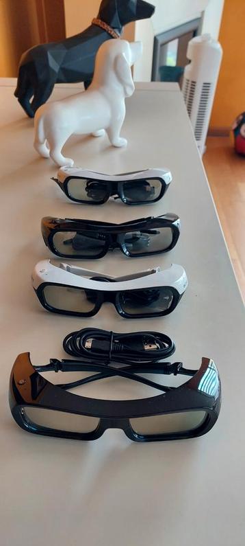 Sony TDG-BR 3D Brillen - Oplaadbaar - Set van 4 beschikbaar voor biedingen