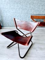 Erik Magnussen Z Down Folding Chair by Torben Orskov, ca69s, Huis en Inrichting, Ophalen, Gebruikt, -, Metaal