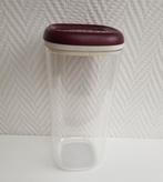 T182 Clear voorraadbus, 1,8 ltr zgan en meer Tupperware, Ophalen of Verzenden, Zo goed als nieuw, Paars, Schaal