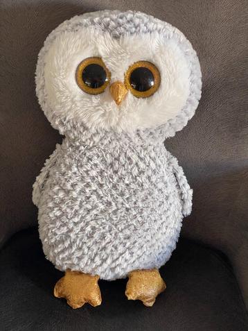 Pluche knuffel Ty Beanie uil Owlette 42 cm beschikbaar voor biedingen