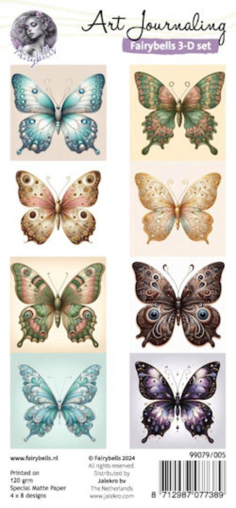 Art Journaling Fairybells 3-D set nummer 5 99079/005, Hobby en Vrije tijd, Scrapbooking, Nieuw, Versiering of Embellishment, Overige merken