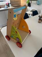 Houten loopwagen baby, Kinderen en Baby's, Ophalen of Verzenden, Zo goed als nieuw, Auto, Met wieltjes