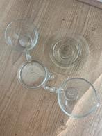 Pickwick Theeset 4-delig Glas, Huis en Inrichting, Keuken | Servies, Ophalen of Verzenden, Glas, Overige stijlen