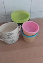 Gratis 2 soepkommen, 2 ijscoupes en 2 bakjes ( tuperware en, Huis en Inrichting, Keuken | Keukenbenodigdheden, Ophalen, Gebruikt