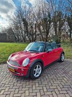 Mini 1.6 16V ONE Cabrio 2004 Rood, Auto's, Mini, 4 cilinders, Cabriolet, 4 stoelen, Handgeschakeld