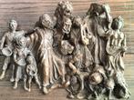 Brons sculptuur 42x30 cm gesigneerd Wies, Ophalen of Verzenden