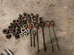 Set pijpsnijders en koppen, Doe-het-zelf en Verbouw, Gereedschap | Handgereedschap, Ophalen, Gebruikt