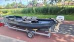 Nieuwe grachtenboot grachtensloep sloep sail Honda 10 pk, Watersport en Boten, Sloepen, Ophalen, Nieuw, Tot 10 pk, Staal