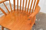 Vintage spijlenstoel relaxchair relaxstoel beuken stoel, Ophalen of Verzenden, Gebruikt