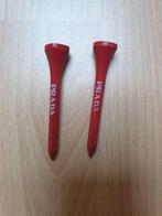 Twee Prada Golf Tees (Hout), Sport en Fitness, Golf, Ophalen of Verzenden, Gebruikt, Overige typen, Overige merken
