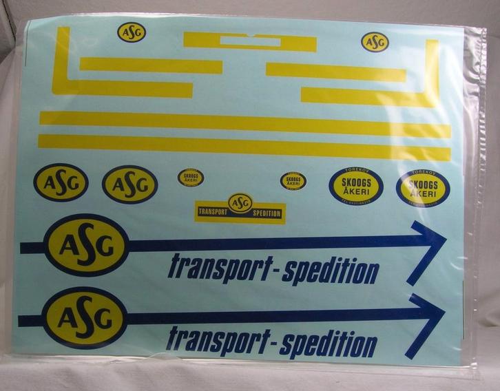 Decalset: ASG - 1:24., Hobby en Vrije tijd, Modelbouw | Auto's en Voertuigen, Nieuw, Truck, Groter dan 1:32, Italeri, Ophalen of Verzenden