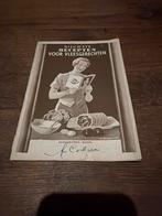 Oude recepten folder voor vleesgerechten, Boeken, Kookboeken, Ophalen of Verzenden, Gelezen, Nederland en België, Hoofdgerechten