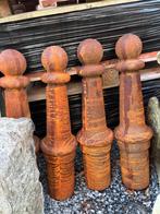 7 authentieke fonte paaltjes voor info graag bellen, Ophalen