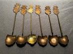 6 Djokja Wajang lepeltjes zilver, Antiek en Kunst, Ophalen of Verzenden, Zilver