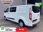 Ford Transit Custom 2.0 TDCI L2 Trend DC Dubbel Cabine BPM V, Euro 6, 4 cilinders, Wit, Origineel Nederlands