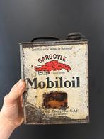 Olie blik olieblik oil can vintage mobiloil Gargoyle, Verzamelen, Ophalen of Verzenden, Zo goed als nieuw, Overige