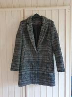 Geruite boucle jas herfst winter 34 zs zara h&m, Kleding | Dames, Jassen | Winter, Ophalen of Verzenden, Zo goed als nieuw, Maat 34 (XS) of kleiner