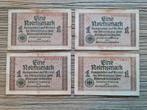 Set Duitse biljetten Tweede Wereldoorlog (#4), Verzamelen, Militaria | Tweede Wereldoorlog, Duitsland, Ophalen of Verzenden, Landmacht