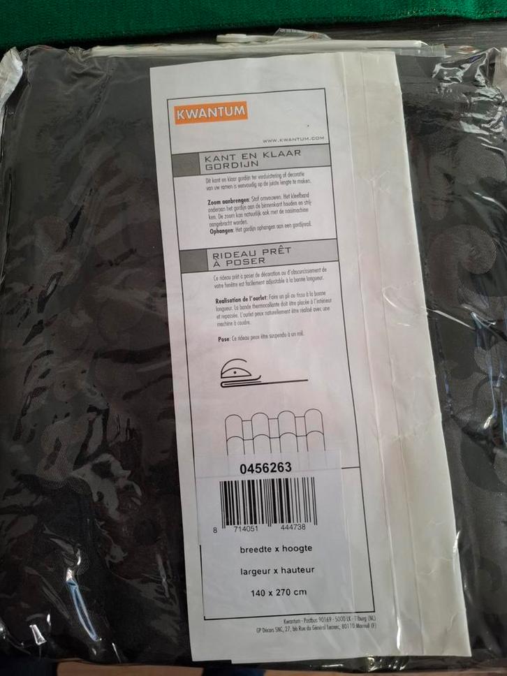 3x Kant en klaar gordijn 140x270 Nieuw in verpakking, Huis en Inrichting, Stoffering | Gordijnen en Lamellen, Nieuw, 200 cm of meer