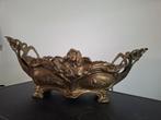 Antieke messing Art Nouveau Jardinière met inzetbak- ca.1900, Ophalen of Verzenden