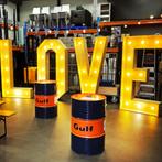 TE KOOP: Gulf Olievat Olieton, Ophalen, Zo goed als nieuw, Vuurton