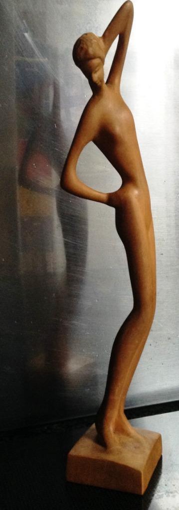 ArtDeco - Barend Jordens - 1920 - Poserende Vrouw, Antiek en Kunst, Kunst | Beelden en Houtsnijwerken, Ophalen