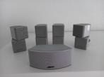 Bose surround speakers (zilver) + subwoofer (wit), Audio, Tv en Foto, Luidsprekers, Ophalen, Gebruikt, Complete surroundset, Bose