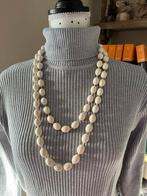 Kralenkettingen - Diverse kleuren en stijlen!, Met hanger, Kunststof, Gebruikt, Wit