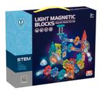 Magnetische Knikkerbaan met Licht - 81 Delig - Nieuw!, Kinderen en Baby's, Speelgoed | Bouwstenen, Ophalen of Verzenden, Nieuw