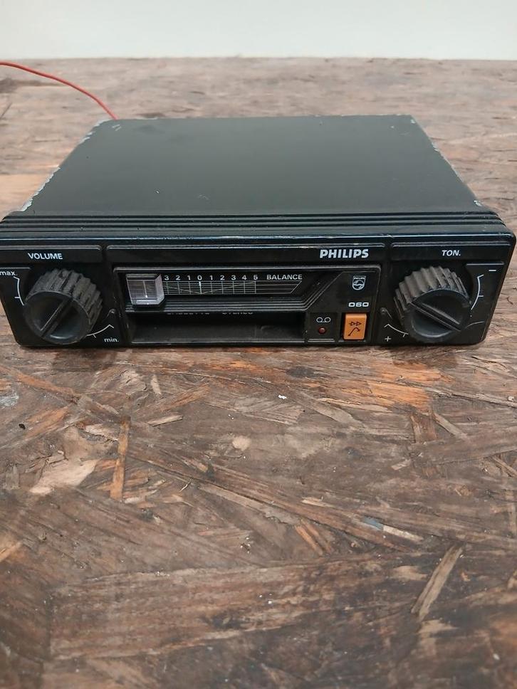 Vintage Philips D60 Autoradio Cassettespeler, Verzamelen, Retro, Huis en Inrichting, Ophalen of Verzenden