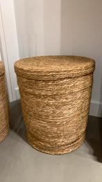Grote rieten mand /wasmand, Huis en Inrichting, Woonaccessoires | Schalen en Manden, Ophalen, Zo goed als nieuw, Rond, Riet