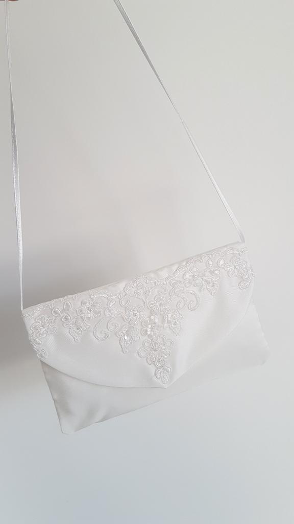 Elegante bruidstasje / avondtasje wit, Kleding | Dames, Trouwkleding en Trouwaccessoires, Nieuw, Wit, Ophalen of Verzenden